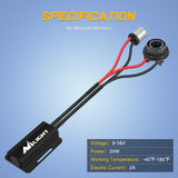 1156P LED CANbus Decoder Turn Signal Anti-Flicker Resistor | Helps Reduce Hyper Flash, Flickering and Dashboard Error Warnings, Pack of 2