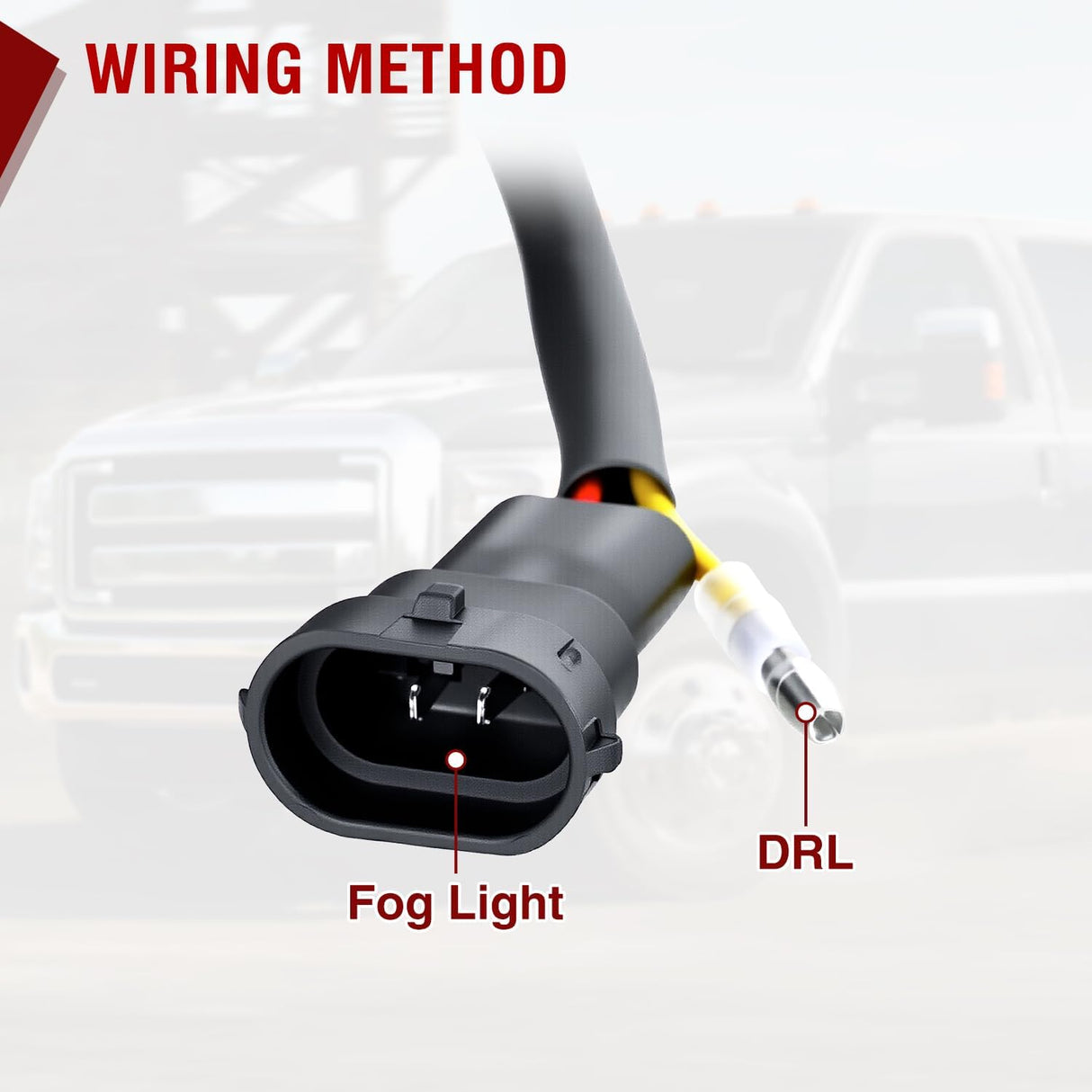 LED Fog Light Assembly Compatible with 2011 2012 2013 2014 2015 2016 Ford F250 F350 F450 F550 with Daytime Running Lights Driving Lamp Plug and Play Driver side and Passenger Side