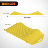 Tire Saver Ramps, 17.3 Inch RV Car Flat Spot Prevention Storage Pads, 4-Pack