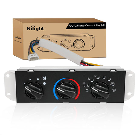 A/C Heater Climate Control Module Switch Panel Compatible with 1999 2000 2001 2002 2003 2004 Jeep Wrangler TJ Right Hand Driver Truck Replacement Air Conditioning Panel