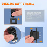 Arrows Motor Polarity Reverse Momentary Rocker Switch DPDT 20A 12V 24V 7PIN (ON) Off (ON) Toggle Wire Up Down Carling for Car Boat Truck Linear Actuator Trailer