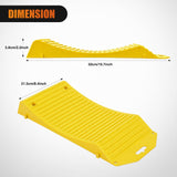 Tire Saver Ramps, 19.7 Inch RV Car Flat Spot Prevention Storage Pads, 4-Pack