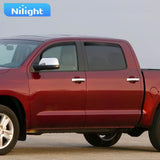 in-Channel Rain Guards for Toyota Tundra Crew Max 2007 2008 2009 2010 2011 2012 2013 2014 2015 2016 2017 2018 2019 2020 2021, Vent Window Visors, Original Window Deflectors-4PCS