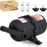 RV Accumulator Tank, 0.75L Max 125PSI Pre-Pressurized Water Accumulator Tank Control Inner Bladder with 1/2 MNPT Port Fitting Use with RV Water Pump Tank System for RV Boat Travel Trailer Home