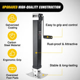 Trailer Jack 8000 LBS Weld On Heavy Duty Trailer Jacks Alloy Steel Square Direct Utility Trailers Tongue Jack 14 Inch Lift Adjustable Drop Leg RV Jack for Boat RV Camper Horse Yacht Trailers