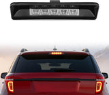 Third Brake Light Tail High Mount 3rd Stop Lights Smoked Lens Compatible with Ford Explorer U502 2011 2012 2013 2014 2015 Van SUV Rear Center Cab Lamp