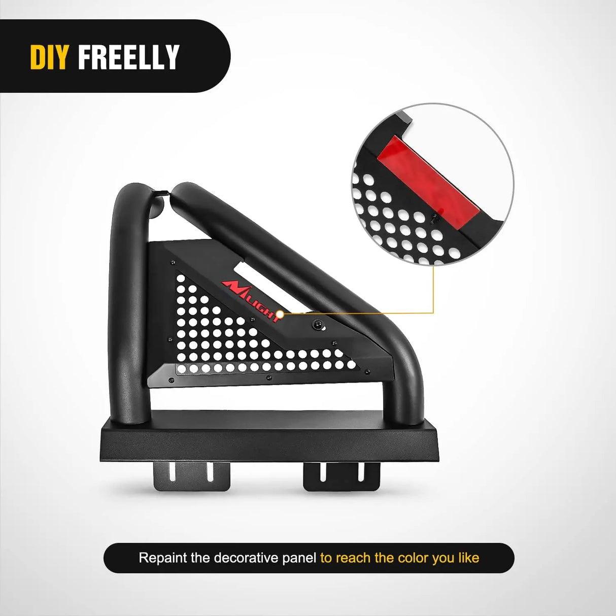 Accessories Truck Bed Chase Rack For 2002-2023 Dodge Ram 2014-2023 Chevrolet Silverado 2015-2023 F150 2014-2023 Tundra Fits Full Size