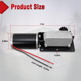 225008 RV Slide Out Motor Gear Housing BAL Accu-Slide R25076 | Replace for R25076-1 R25074 & R25075 400:1 Gear Ratio 13-Tooth Sprocket for Travel Trailer Camper