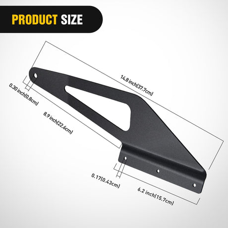 50 inch LED Light Bar Bracket Mounting Upper Windshield Roof Cab Brackets Compatible with Jeep Grand Cherokee ZJ 1993 1994 1995 1996 1997 1998