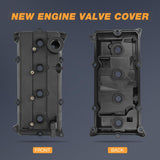 Engine Valve Cover Set for Nissan Altima S SL 2002 2003 2004 2005 2006, Base 2002-2004 2006, for Sentra S 2004, Engine Valve Cover for Sentra SER, SER Spec V 2002-2006, 2.5L (Bolts Included)