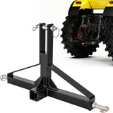 3 Point 2 Inch Trailer Hitch Receiver for Category 1 Tractor 3000LBS | Heavy Duty Quick Hitch Drawbar Adapter Compatible with Kubota BX John Deere Kioti Yanmar NorTrac Mahindra Ford Cat