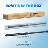 Rear Window Glass Struts 4761 for Jeep Wrangler YJ 1987-1995, Rear Shocks Gas Struts 26 Inch, 2PCS Set Rod