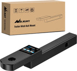 Trailer Hitch Mount Fits 1-1/4 Inch Receiver Tubes 3500 lbs 3/4-Inch Hole 1-1/4 Inch Drop 3/4 Inch Rise Not Include Hitch pin