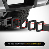 2Inch Hitch Receiver Silencer Pad 4 Pack Reduce Rattle and Noise Between Receivers and Tow Hitches Fits for 2Inch Trailer Hitch Receiver