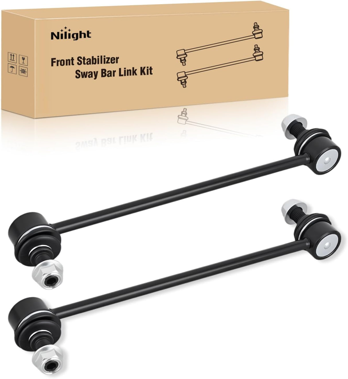 K750094 K750095 Front Sway Bar Links for Nissan Altima 2007-2021 | for 2007 2008 2009 2010 2011 2012 2013 2014 2015 2016 2017 2018 2019 2020 2021 Altima Driver and Passenger Side Link Kit