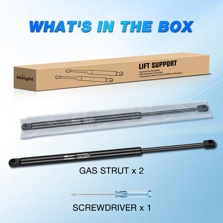Rear Hatch Struts 4557 for 1999-2004 Chevy Suburban 1500 2500, 1995-2004 Tahoe, Tailgate Lift Supports Rear Door Shocks 25 Inch for 1999-2004 GMC Yukon, 1999-2004 Cadillac Escalade, 2PCS