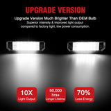 License Plate Lights Compatible with 2010 2011 2012 2013 2014 Ford Mustang 2008 2009 Ford Mercury Sable 2014 2015 Ford Edge 2010-2018 Ford Taurus with Black housing 6000K White 2PCS Pack