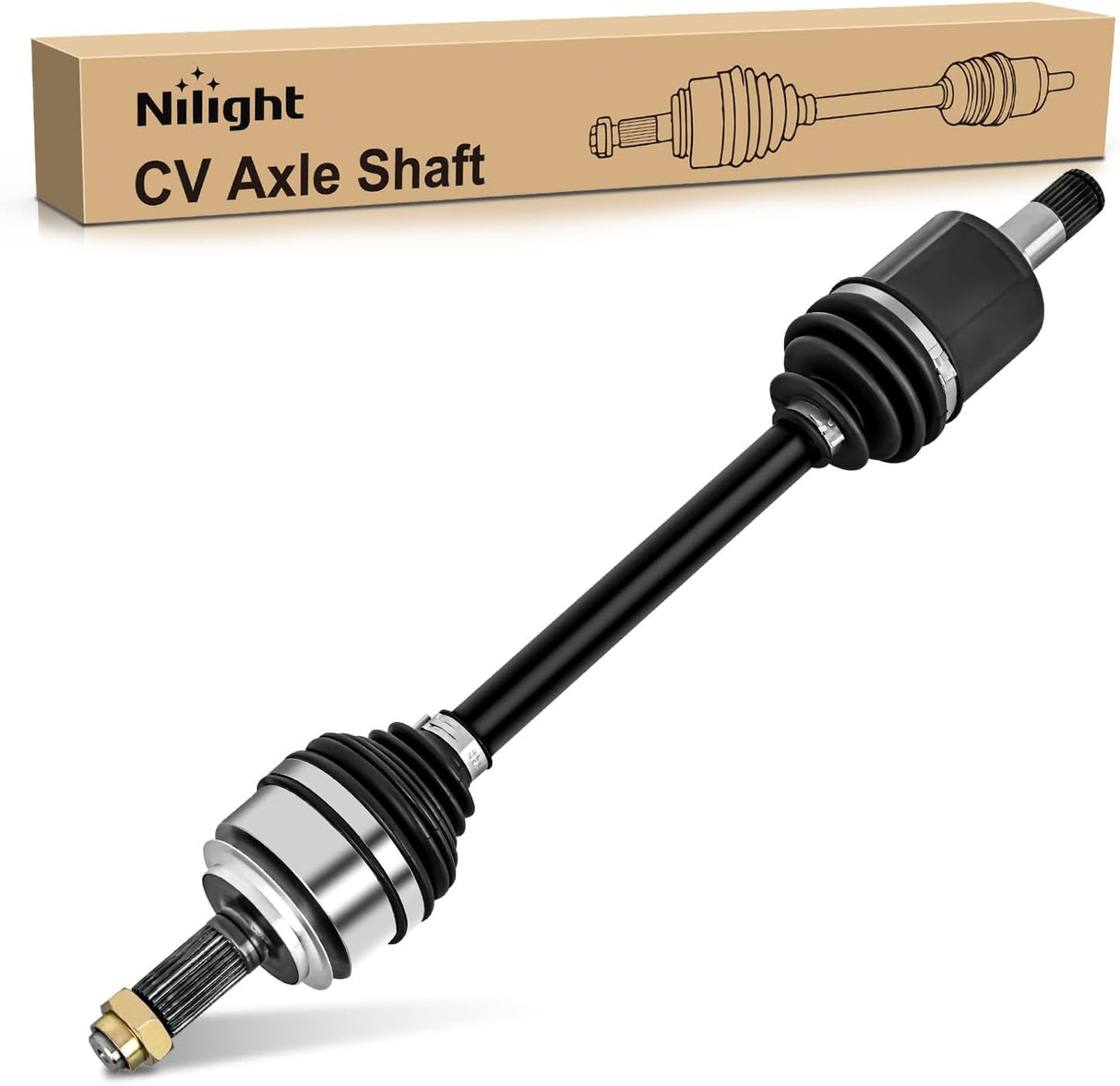 CV Axle Shaft Assembly Compatible with 2006 2007 2008 2009 2010 2011 2012 2013 2014 2015 Honda Civic L4 1.8L Half-Shaft Assemblies Replacement Front Wheel Driver Side