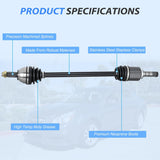 CV Axle Shaft Assembly Compatible with 2010 2011 2012 2013 2014 Subaru Outback Legacy H4 2.5L/H6 3.6L Half-Shaft Assemblies Replacement Front Wheel Driver and Passenger Side