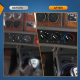 A/C Heater Climate Control Module Switch Compatible with 2002 2003 2004 2005 2006 Kenworth T800 W900 C500 T600A Truck Replacement Air Conditioning Panel