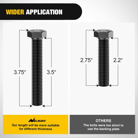 3/8 Inch Tractor Bucket Grab Hooks with 1/2 Inch Tie Down Ring and 2 Inch Receiver Grade 70 Forged Steel Bolt-On for John Deere Compact Tractor Bucket RV UTV Truck Max 4700LBS, Green