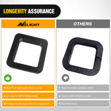 2Inch Hitch Receiver Silencer Pad 4 Pack Reduce Rattle and Noise Between Receivers and Tow Hitches Fits for 2Inch Trailer Hitch Receiver