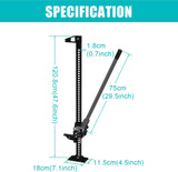 Farm Jack, 48 inch Utility High Lift Ratcheting Off Road Jack for Truck/SUV/ATV/CAR, 7000 lbs/3 Ton Capacity