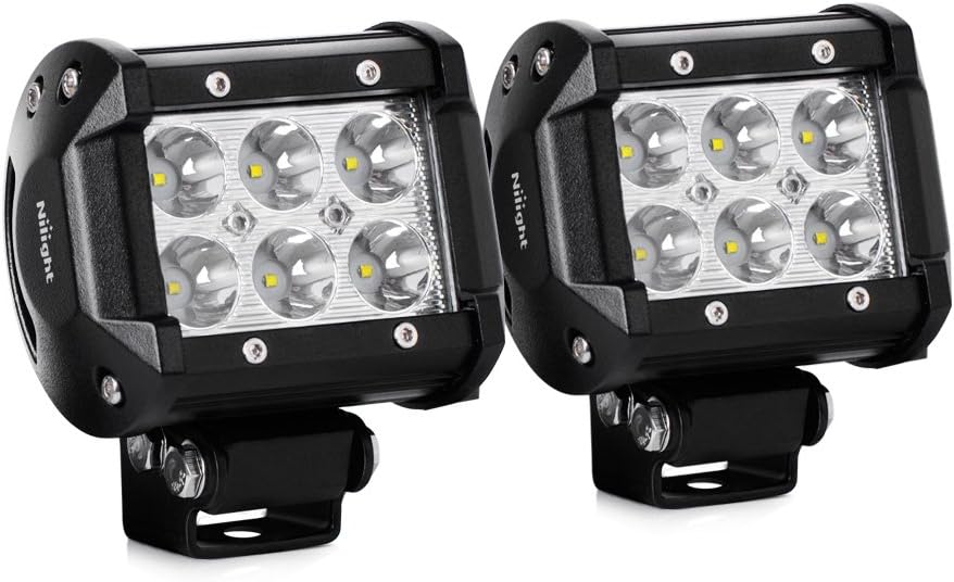12 Inch Roof Top Strobe Lights 48LED Amber Hazard Light Emergency Safety Warning LED Flashing Light Bar Magnetic Mount for 12V 24V Cars Trucks Tractors Snow Plows Construction vehicles (White)