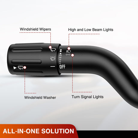 Turn Signal Switch Compatible with 2009 2010 Ford F150 Wiper Washer Headlight Dimmer Multifunction Combination Lever Switches