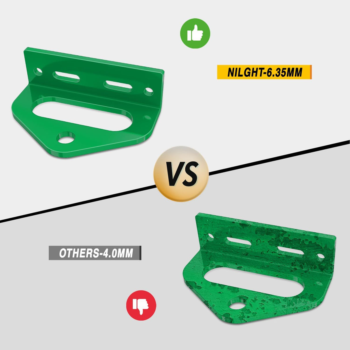 Universal Heavy Duty Zero Turn Mower Trailer Hitch Kit Strong Neodymium Magnetic Pin with 4 Bolts 1/2'' R-Clip Combo Pack Red & Green 6mm Thick