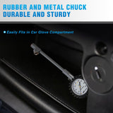 Tire Pressure Gauge 160PSI Heavy Duty Stainless Steel Dual Head Air Pressure Chucks ANSI B40.1 Certified Large 2 Inch Dial Wheel Checker for Truck Semi Truck ATV Motorhome Cars & RV Accessories