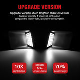 License Plate Lights Compatible with 2004 2005 2006 2007 2008 2009 2010 2011 2012 Chevy Colorado GMC Canyon with Black housing 6000K White 2PCS Pack