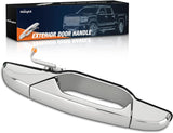 Exterior Front Right Passenger Car Door Handle Compatible with 2007 08 09 10 11 12 13 Chevy Silverado Suburban Tahoe GMC Sierra Yukon Cadillac Escalade Replaces #80545,25960526,15915150,Chrome