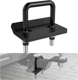Trailer Hitch Tightener for 2 1/2 Inch Trailer Hitches 2.5 inch Hitch Mount Anti Rattle Heavy Duty Steel with Rubber Anti-Rust Triple Protective Matte Black
