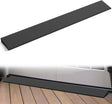 1.2 Inch Rise Threshold Ramp for Doorways, 39.4 Inch Wide Low Profile Cuttable Rubber Wheelchair Access Door Ramp for Doorway, Curb, Home Steps, Bathroom (Pair)