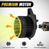 HVAC Heater Blower Motor for Jeep, Dodge, Chrysler - Grand Cherokee, Durango 2011 2012 2013 2014 2015 2016 2017 2018 2019-2021, Town & Country 2008-2016, Grand Caravan 2008-2020
