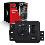 Headlight Dimmer Switch Compatible with 2006 2007 2008 2009 Dodge Ram 1500 2500 3500 2008-2010 Ram 4500 5500 2005-2011 Dakota 2007-2009 Durango 2006 Mitsubishi Raider w/Cargo Fog Light Switch