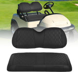 Golf Cart Front Seat Cover 1PC Black Leather Club Car Precedent | Waterproof Leather No Staple Design All Season Protection Sun Scratch Resistant Cover Fits 2004-2019 Club Car Precedent