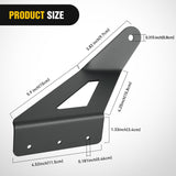 54 inch Curved LED Light Bar Bracket Mounting Upper Windshield Roof Cab Brackets Compatible with Ford F250 F350 F450 Super Duty 1999-2016