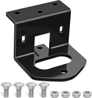 Zero Turn Lawn Mower Hitch with Bolts Versatile Chain Slot for IKON X, IKON XL, ZT-X, ZT-XL OEM Replacement #71514900 Heavy Duty Steel Black