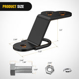 ATV/UTV Three-Way Hitch 3500lbs Three-Way Lawn Mover Adapter 3 Inch Drop/Rise, Heavy Duty Universal ATV Hitch Attachments, Trailer Hitch Adapter