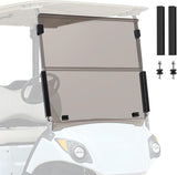 Golf Cart Windshield for Front Window Foldable UV Protection Compatible with Yamaha Drive G29 Gas or Electric Models 2007-2016 Tinted Polycarbonate (PC) Scratch and Impact Resistant