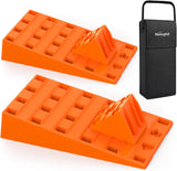 RV Leveling Ramps with Blocks, Heavy Duty Travel Trailer Levelers