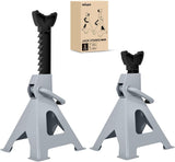 Jack Stands, 3 Ton (6,600 lbs) Capacity Heavy Duty Steel Car Lifting Stand, Adjustable Height 11.22 Inch to 16.53 Inch, 1 Pair