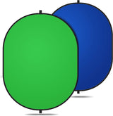 Nilight 5ft x 6.5ft Chromakey Backdrop, 2-in-1 Background Screen Green and Blue Screen, Foldable Backdrop for Photography, Gaming and Live Streaming