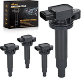 Ignition Coil Pack Fit for Scion XA XB Toyota Echo Prius C Camry Yaris 1.5L 2000 2002 03 04 05 06 07 08 09 10 11 12 13 14 15 16 2017 2018 OE# C1304 UF316 5C1293 GN10312 Ignition Coils Set of 4