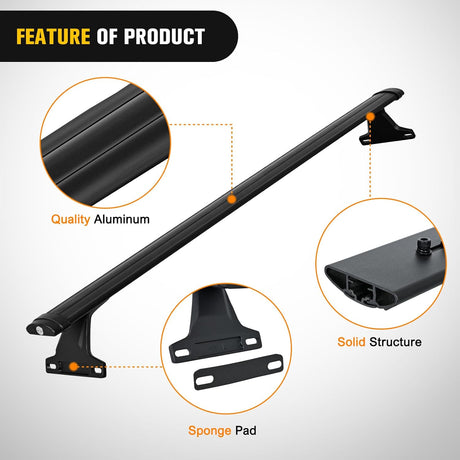 Roof Rack Cross Bars Compatible with Chevrolet Chevy Traverse 2022 2023 2024 with Side Rails, Adjustable Aluminum Less Wind Noise Car Crossbars for Cargo Carrier Luggage Kayak Tent Snowboard