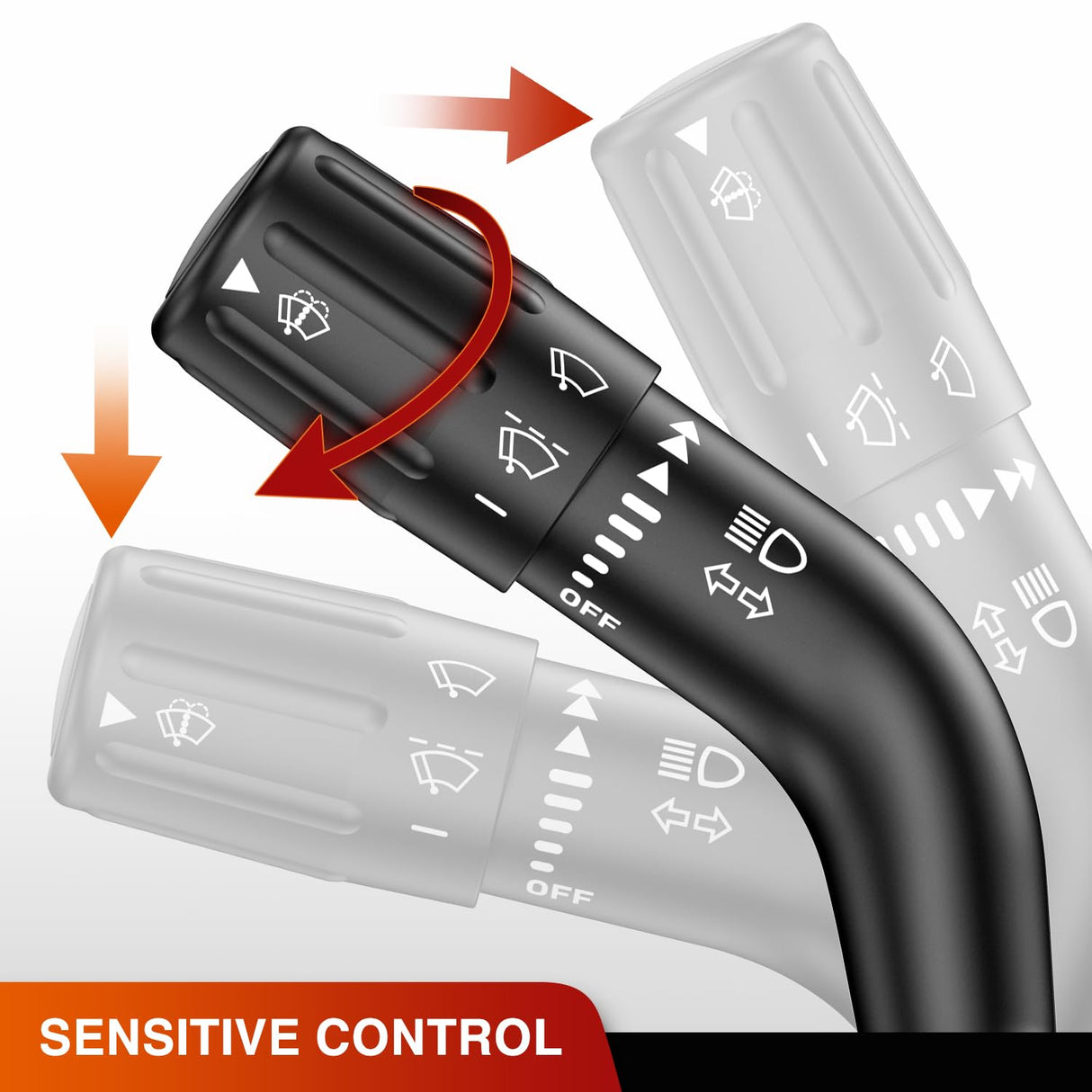 Turn Signal Switch Compatible with 2008 2009 2010 2011 Ford Focus Windshield Wiper Multifunction Combination Lever Switches