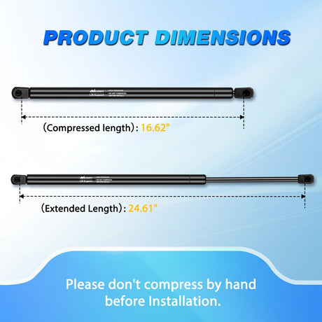 Rear Hatch Struts 6179 for Honda CR-V 2007-2011, Tailgate Lift Supports Rear Door Shocks 25 Inch, 2PCS Set Rod