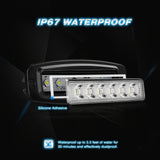 4Pcs 18W Spot LED Work Light Driving Bar Off Road Flush Mount For Jeep Truck(15028S-C)